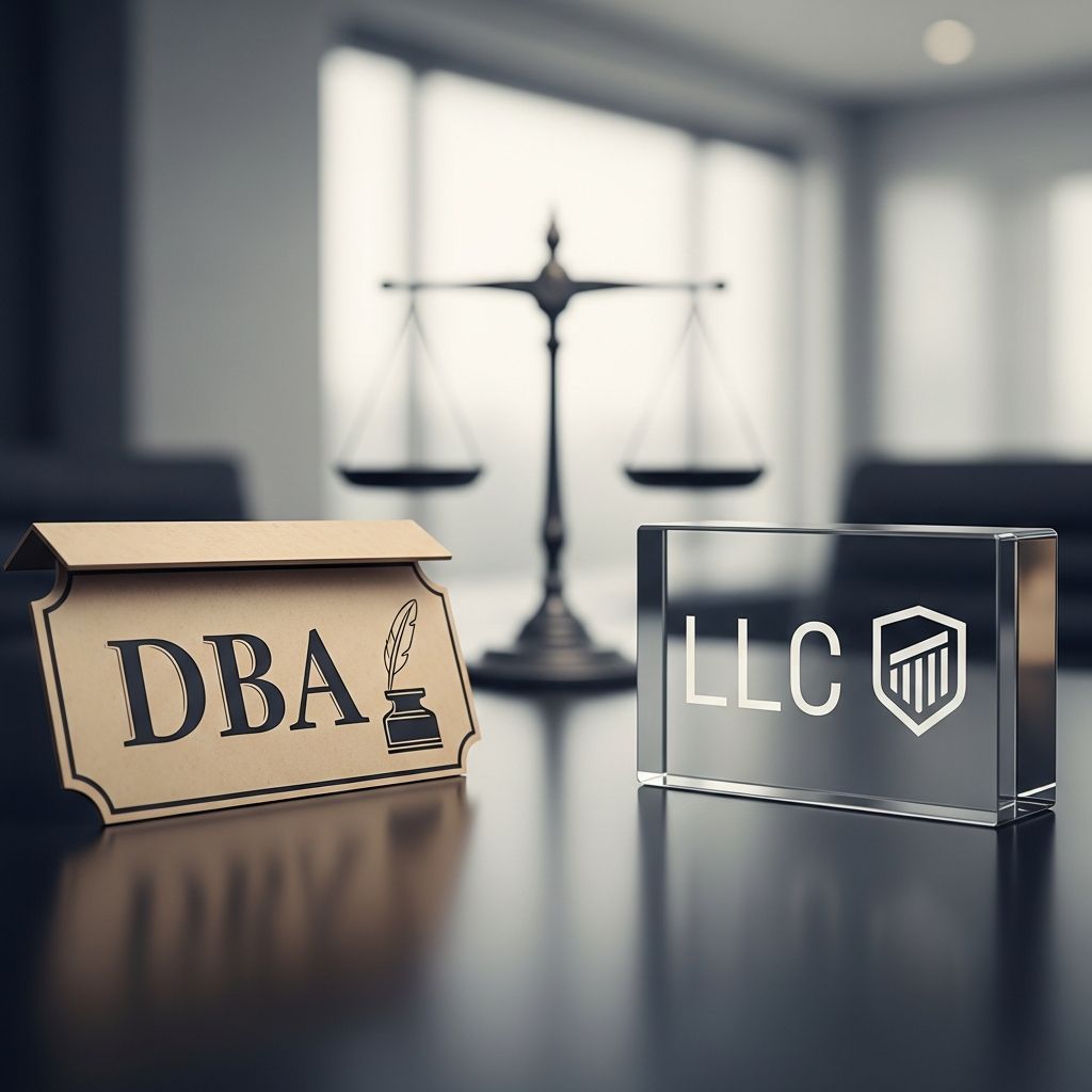 Compare DBA and LLC structures: costs, legal protection, taxes, and which suits your business goals.