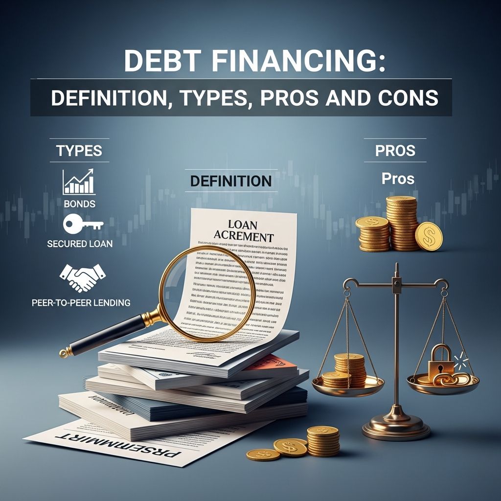 Understanding debt financing: How businesses raise capital through loans and bonds.