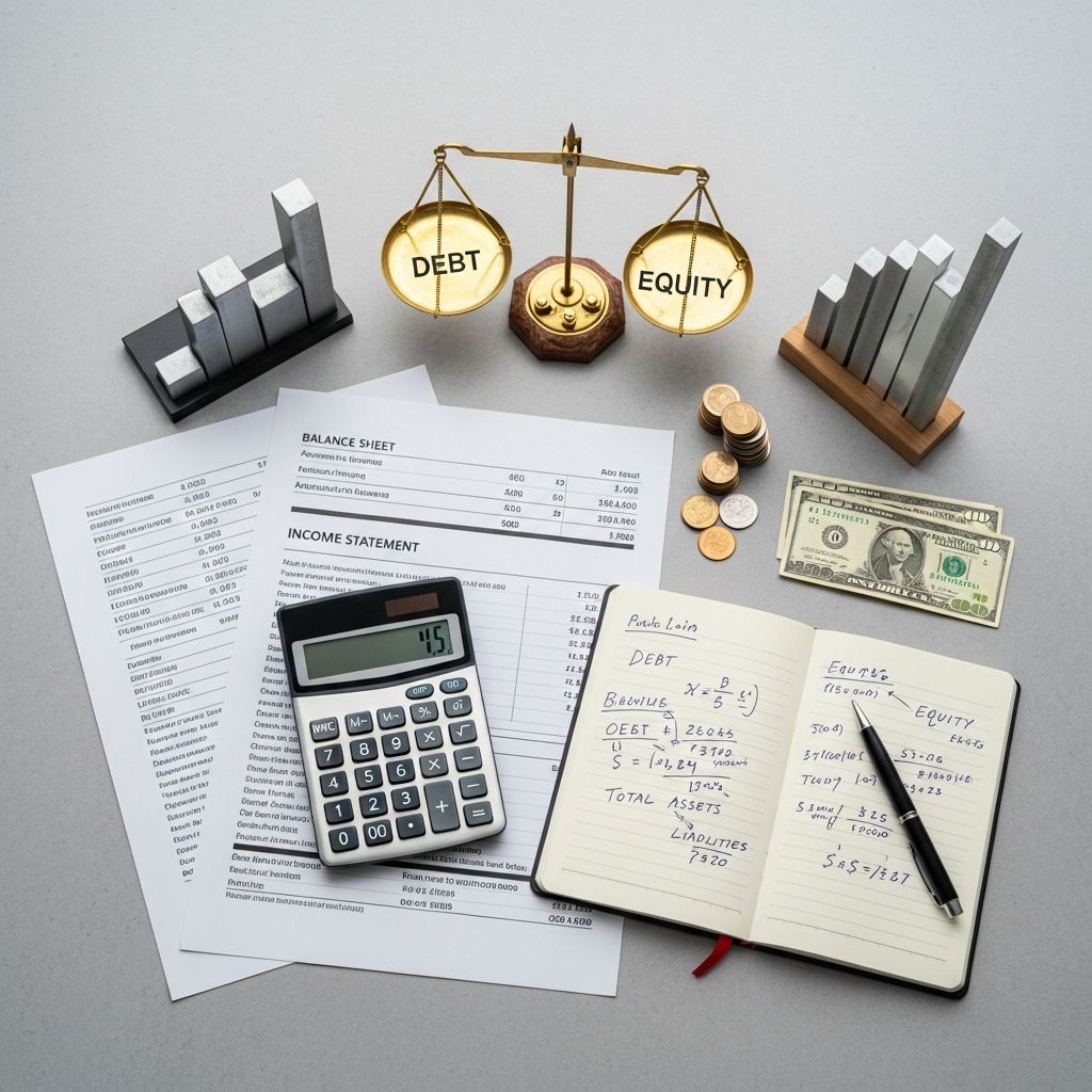 Understand how the debt-to-equity ratio measures financial leverage and capital structure.