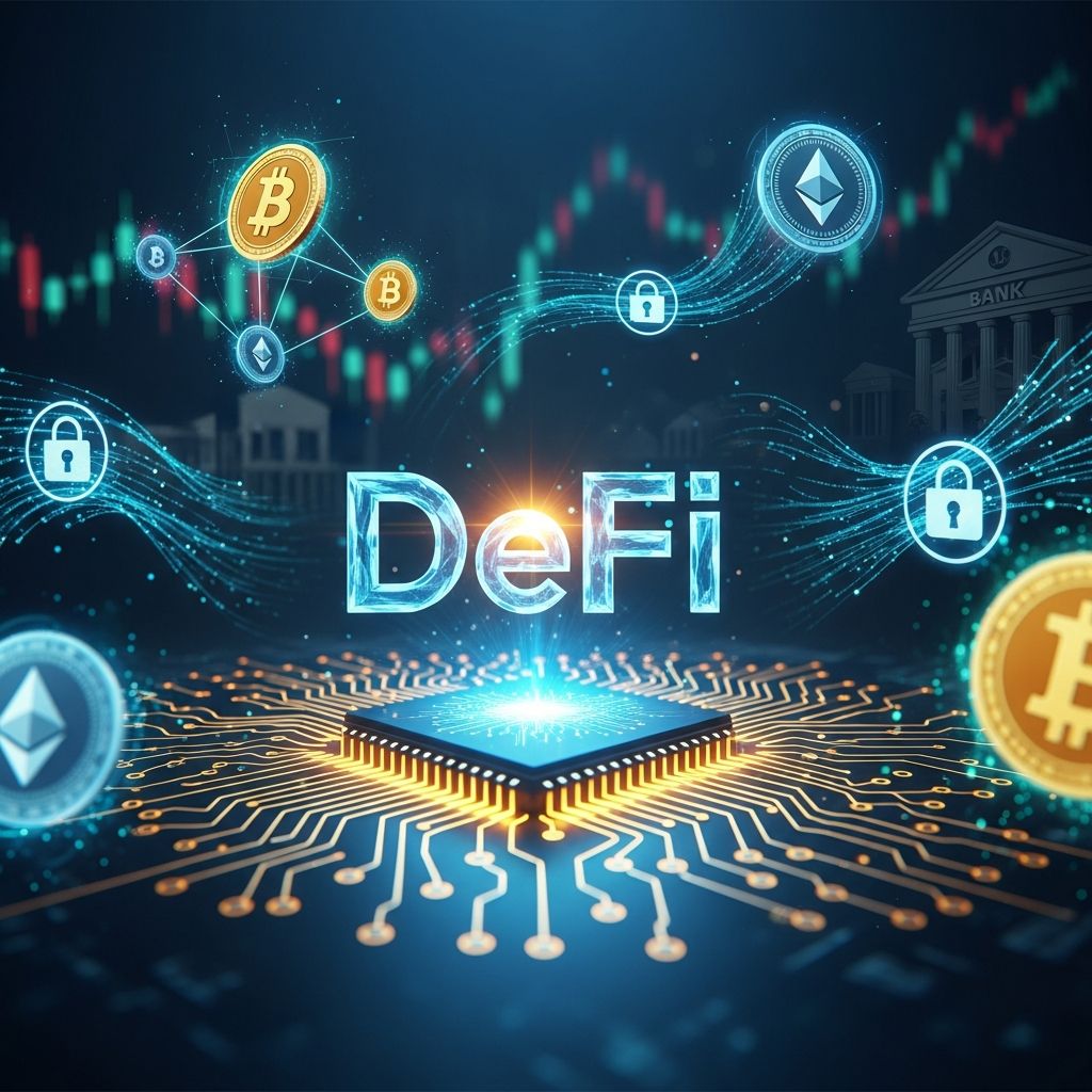 Understanding DeFi: How blockchain technology is revolutionizing financial services and banking.