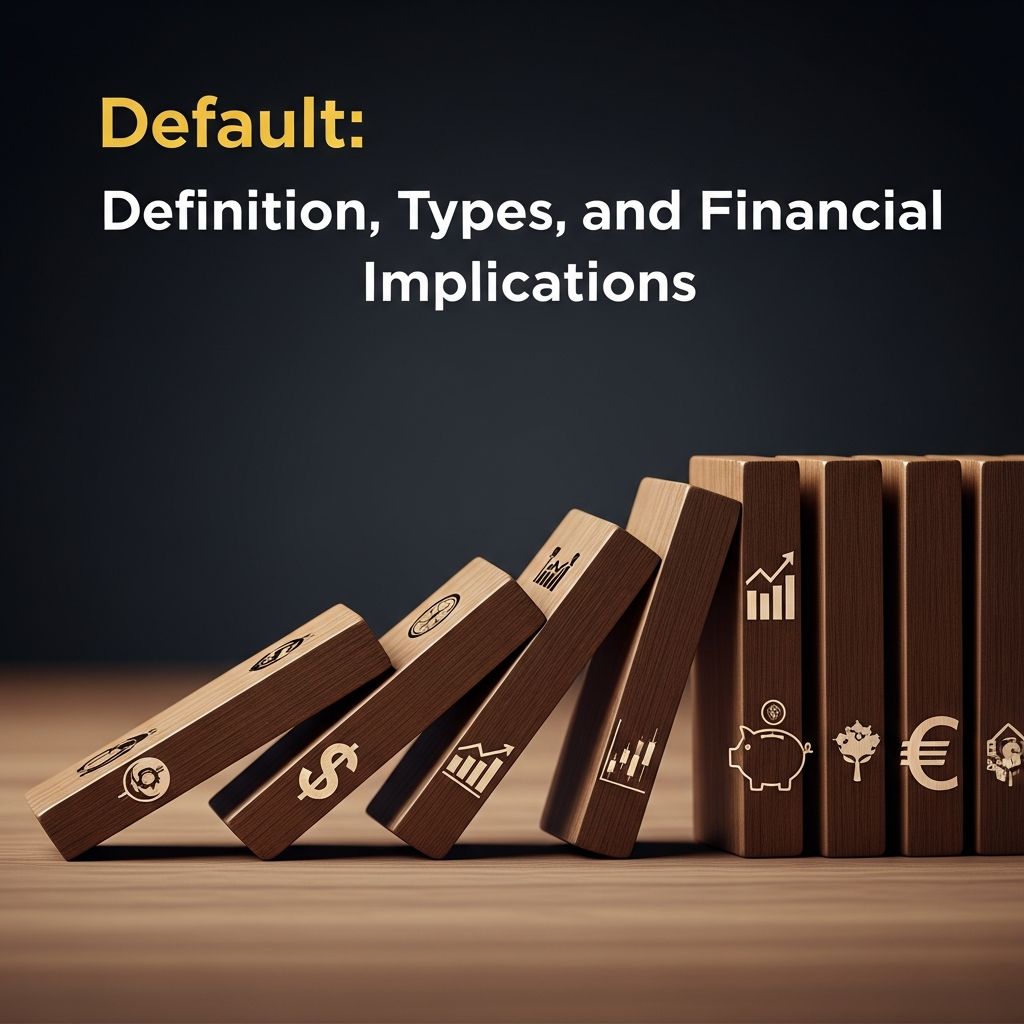 Understanding default: When borrowers fail to meet loan obligations and its consequences.