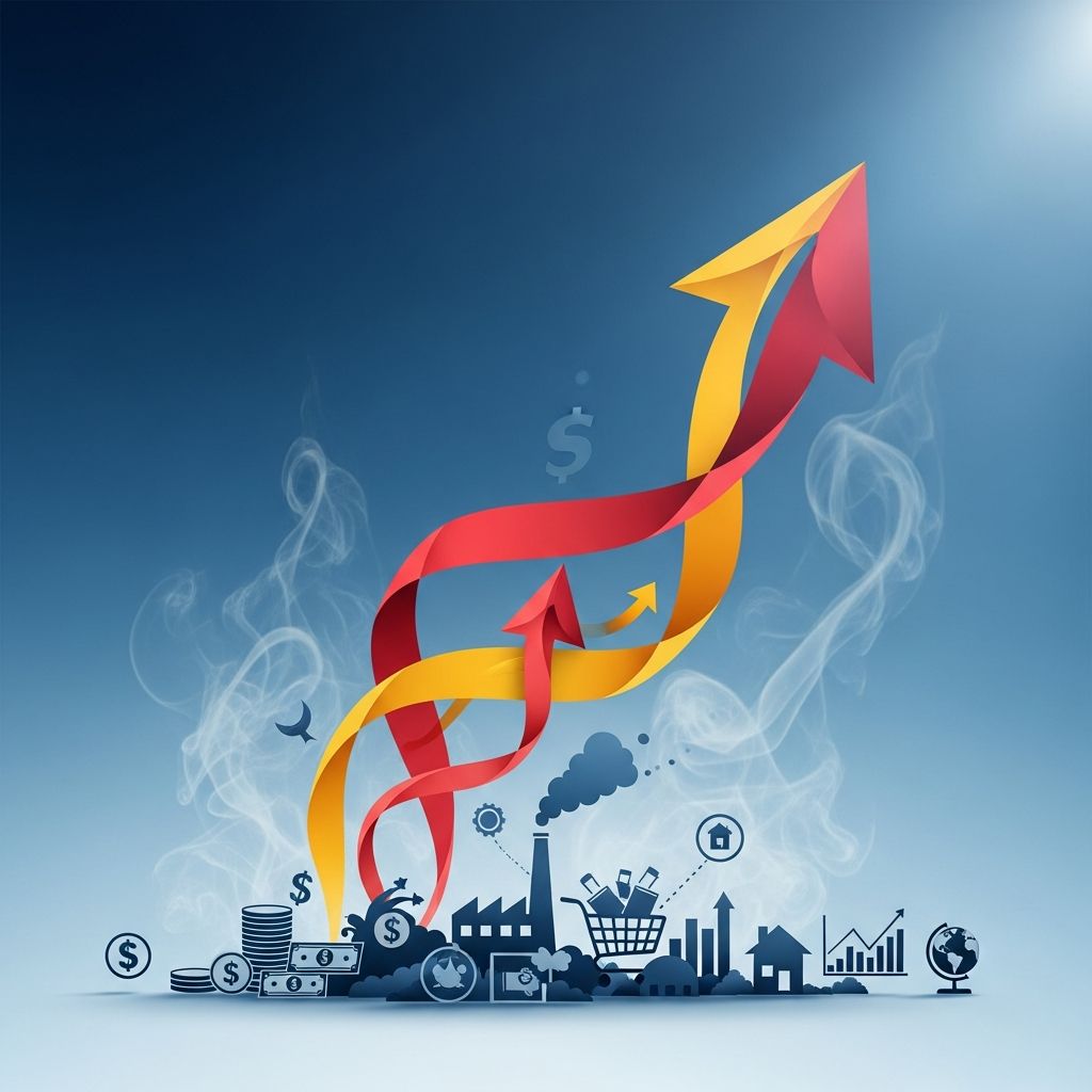 Understanding demand-pull inflation: when too much money chases too few goods in the economy.