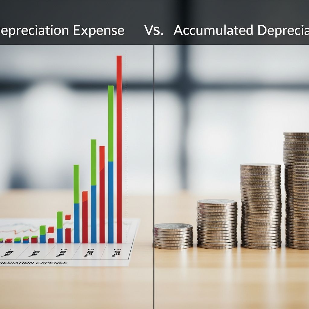Master the distinction between depreciation expense and accumulated depreciation for accurate financial reporting.