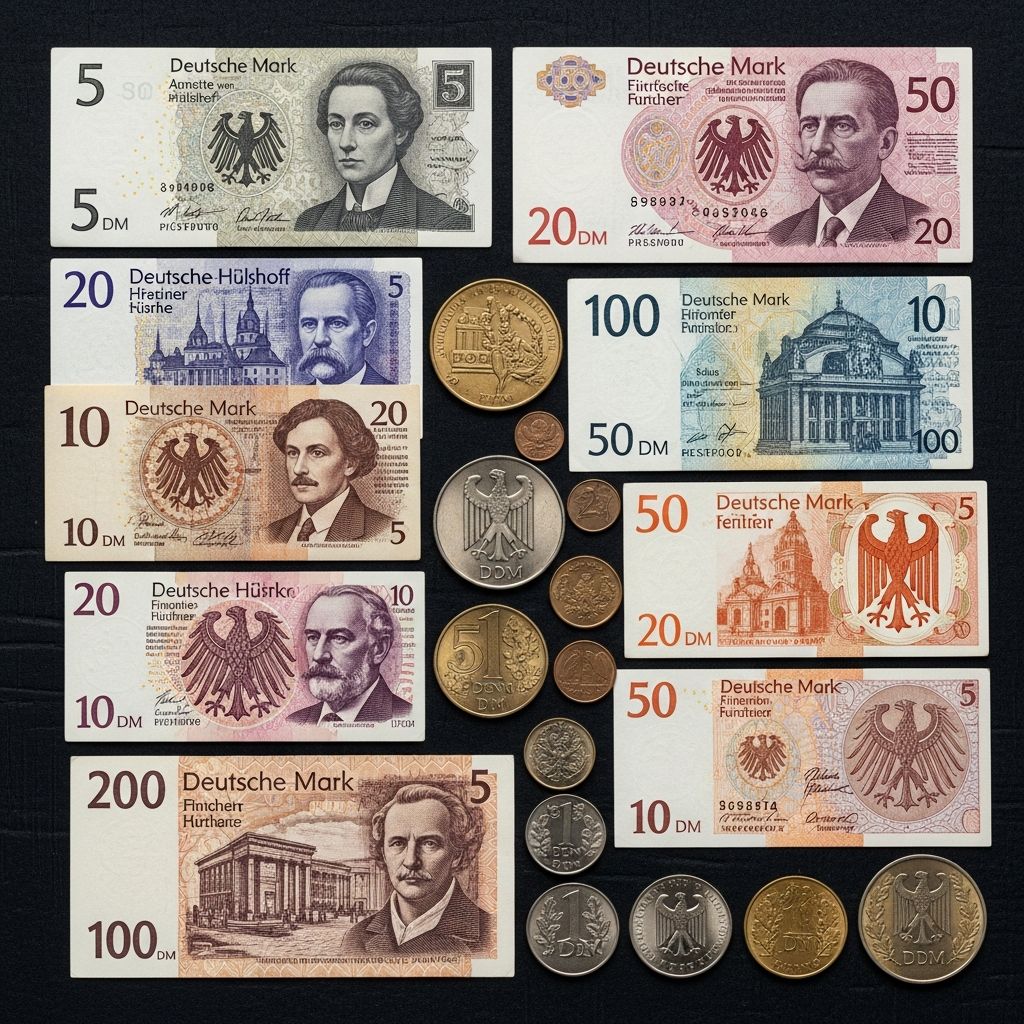 Explore the Deutsche Mark: Germany's iconic post-war currency and its legacy in European economic history.