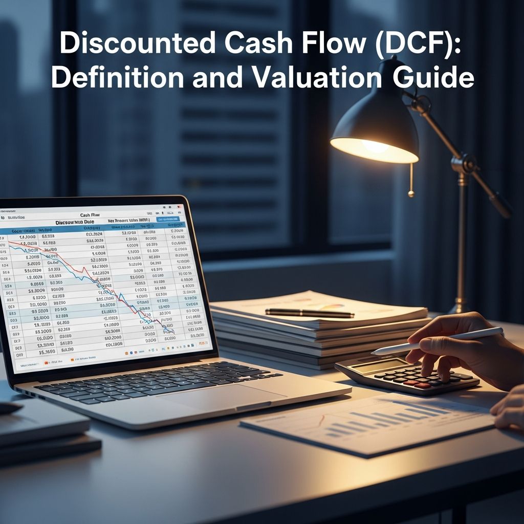 Master DCF analysis: Learn how to value investments by discounting future cash flows.