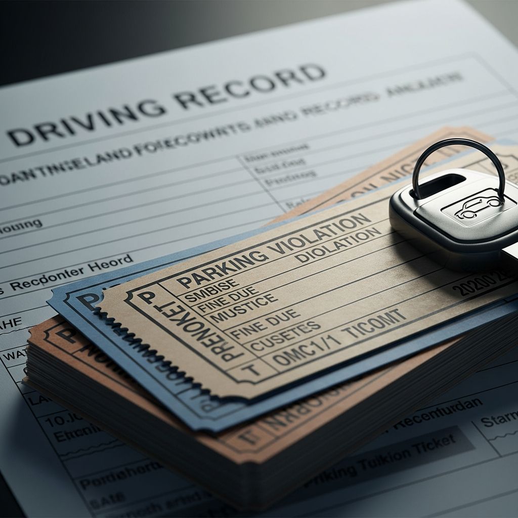 Learn how parking tickets affect your driving record and insurance rates.