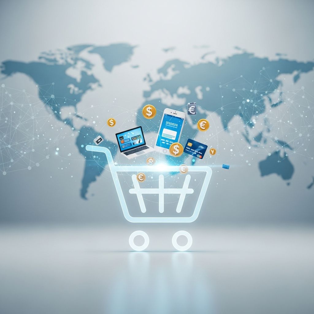 Complete guide to e-commerce: business models, platforms, and digital transactions.