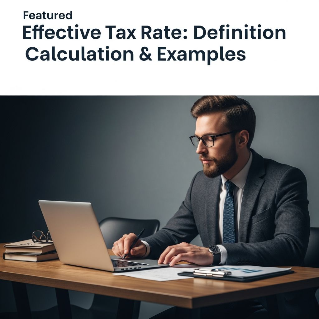 Understand effective tax rate: how it's calculated, why it matters, and real-world examples.