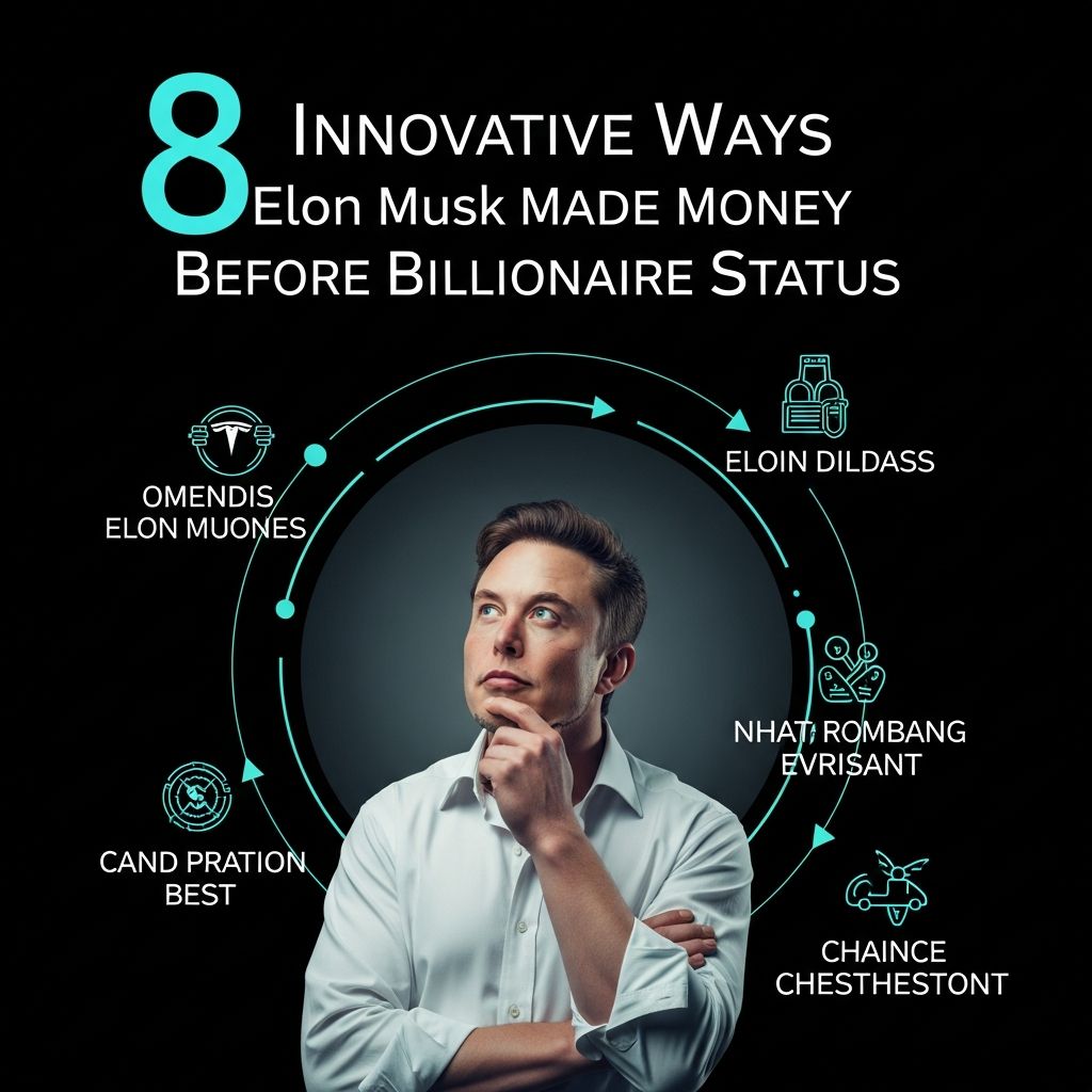 Discover how Elon Musk built his fortune through creative ventures and strategic entrepreneurship.