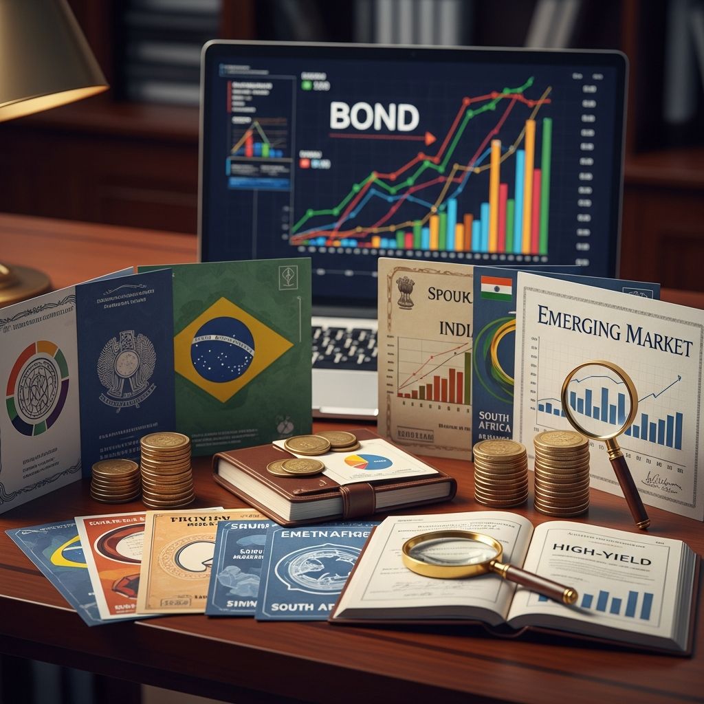 Navigate emerging market bond investments: risks, returns, and opportunities for portfolio diversification.