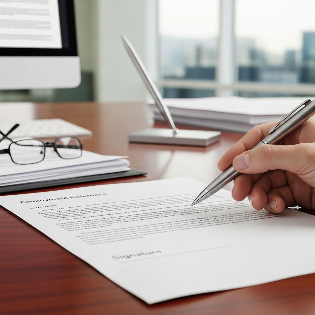 Master writing professional reference letters with templates, examples, and expert tips.