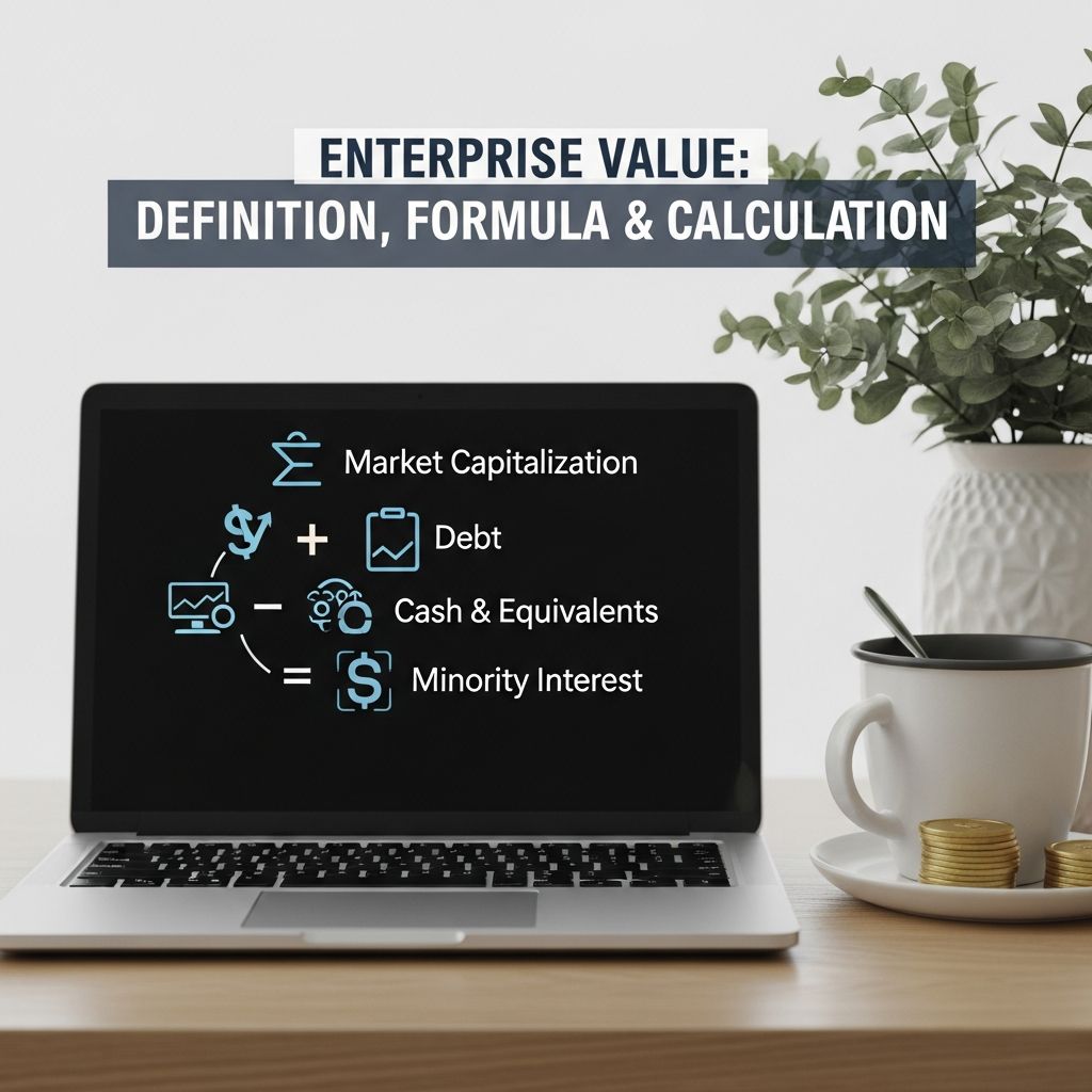 Understanding Enterprise Value: A comprehensive guide to calculating and using EV in company valuation and analysis.