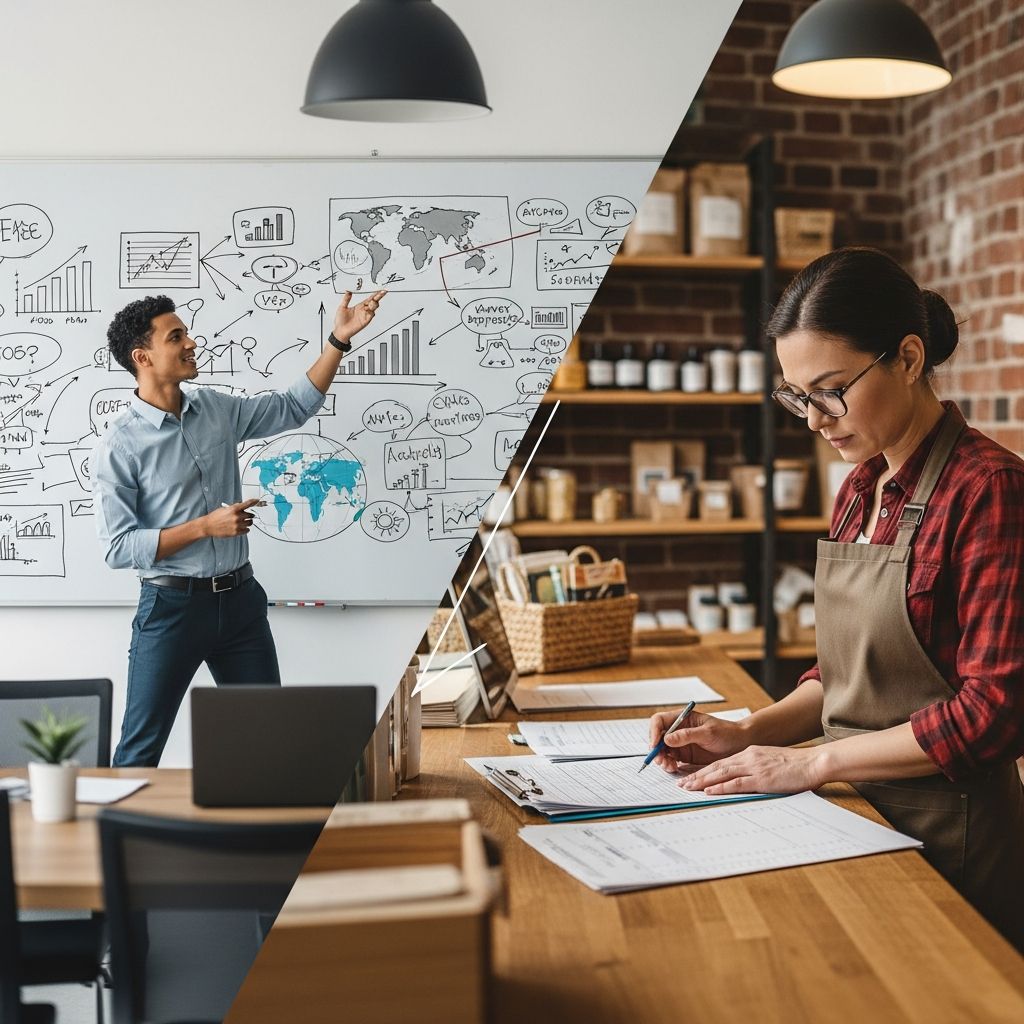 Understand the critical distinctions between entrepreneurs and small business owners.