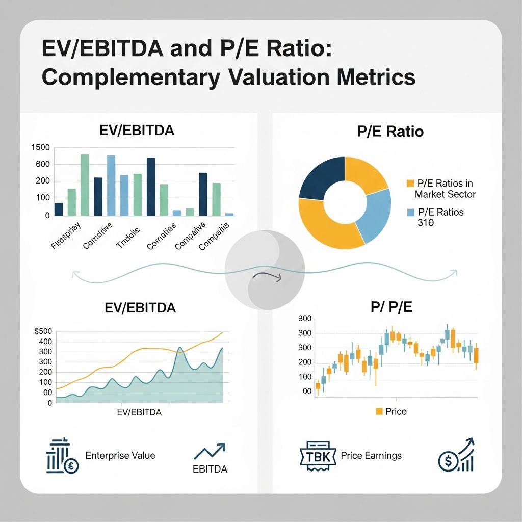 Master valuation by combining EV/EBITDA and P/E ratio for comprehensive investment analysis.