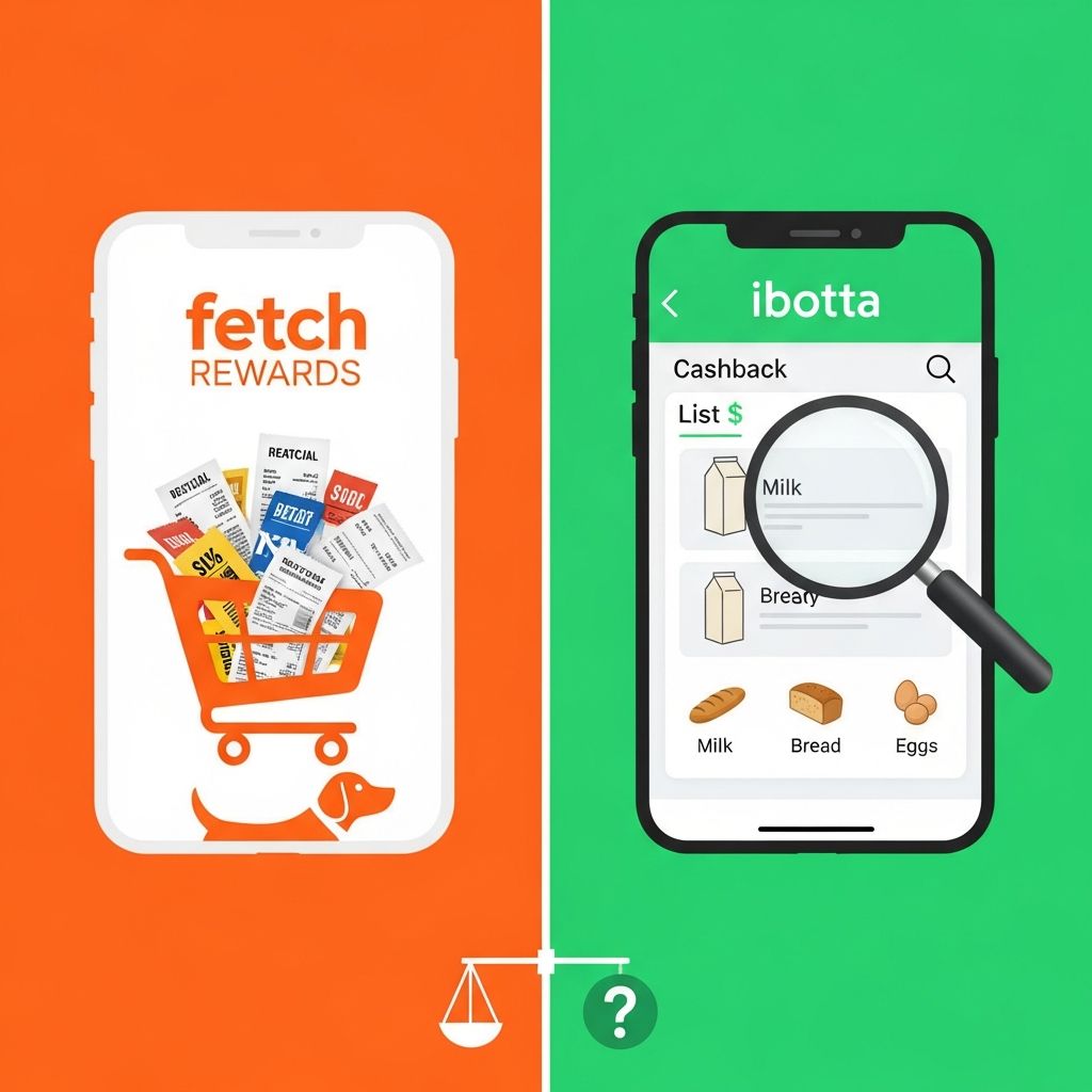 Compare Fetch Rewards and Ibotta to find the best grocery cashback app for your shopping habits.