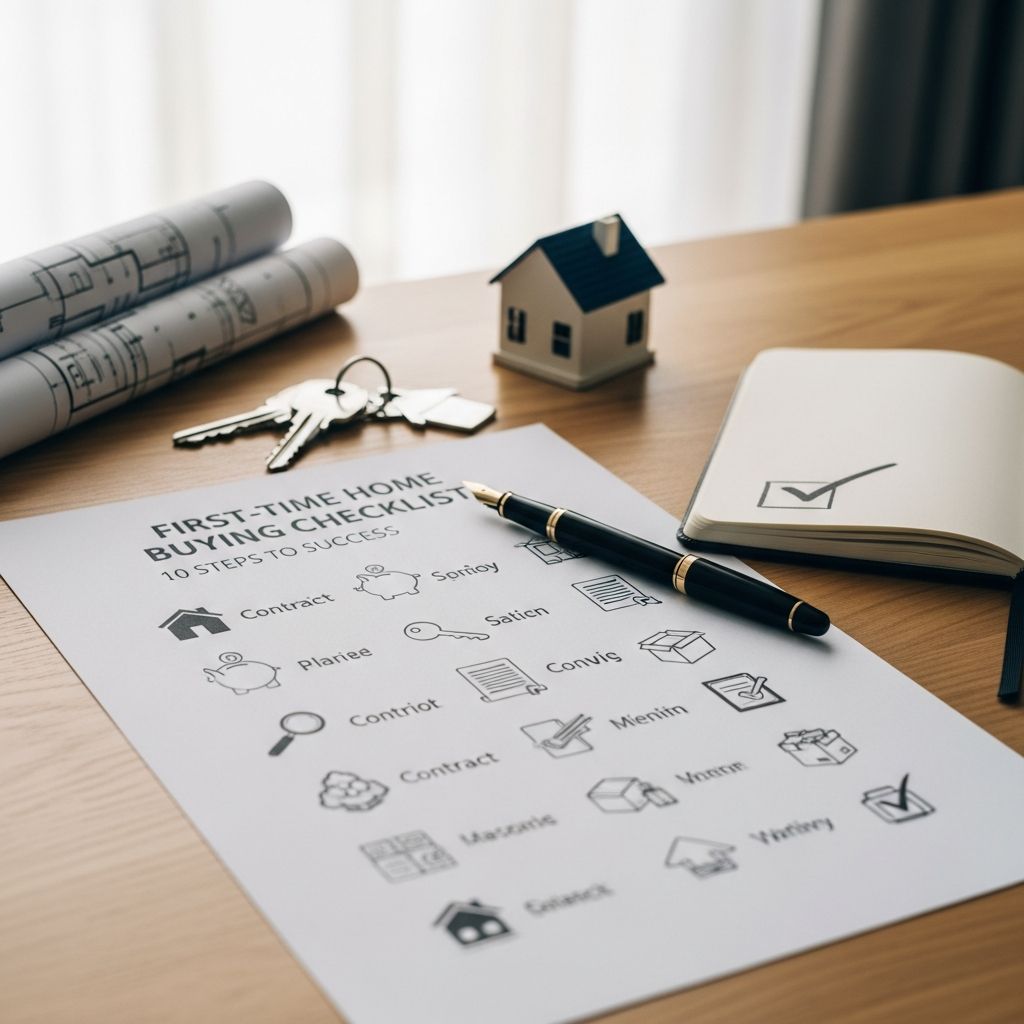 Master homeownership with our comprehensive 10-step checklist for first-time buyers.