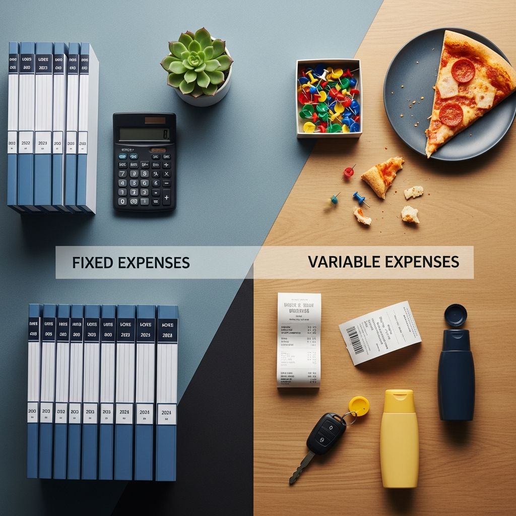 Master budgeting by understanding the difference between fixed and variable expenses.