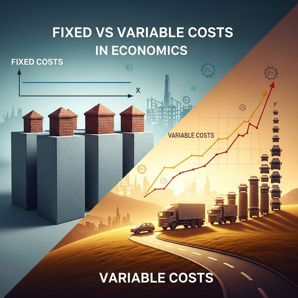 Understanding the key differences between fixed and variable costs in business economics and operations.