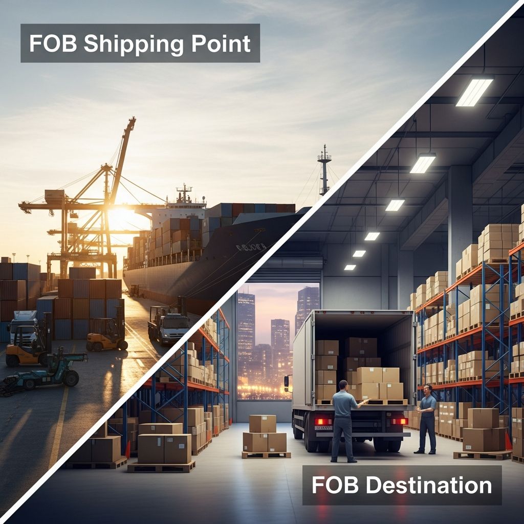 Understand FOB shipping terms and how they affect costs, liability, and risk in international trade.