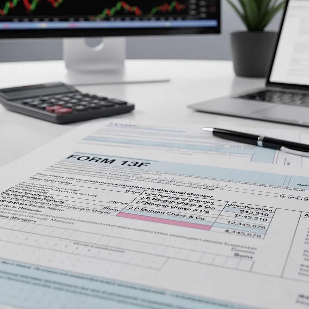 Understanding Form 13F: The SEC's quarterly filing requirement for institutional investors.