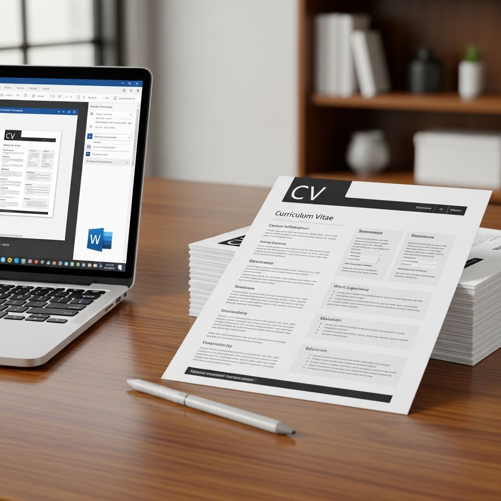 Download professional CV templates in Microsoft Word to create impressive resumes effortlessly.