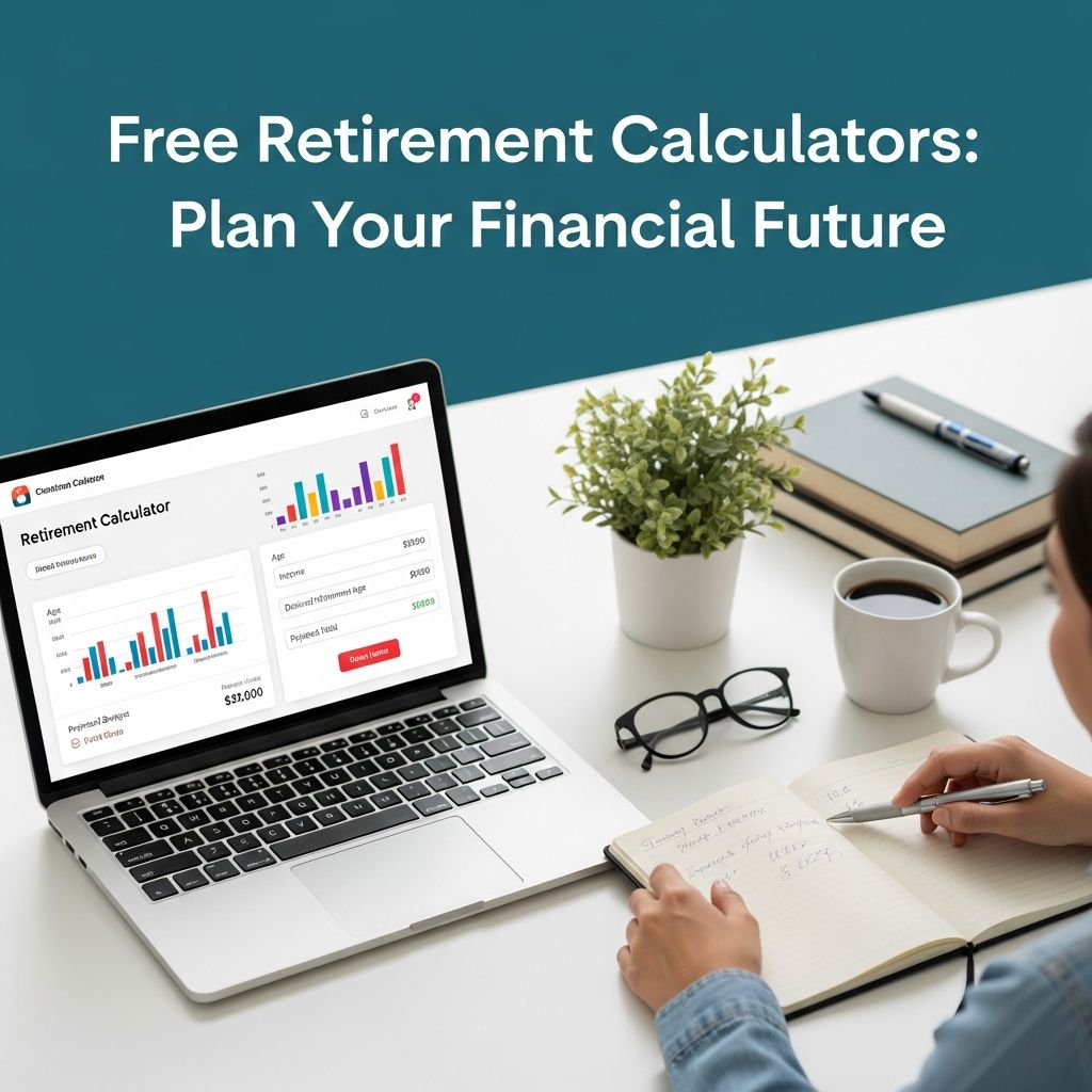 Master retirement planning with free calculators for 401(k), Roth IRA, and savings goals.