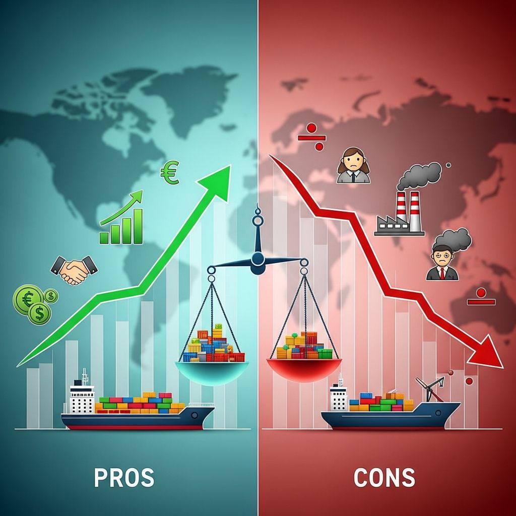 Understand the advantages and disadvantages of free trade agreements for global economies and businesses.