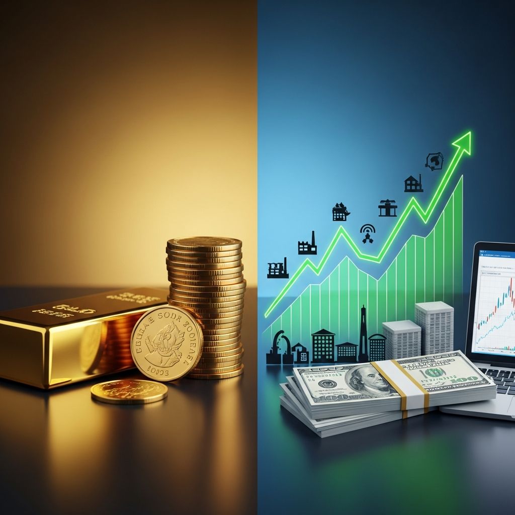 Compare gold and stocks as investments: explore performance, pros, cons, and which fits your portfolio.
