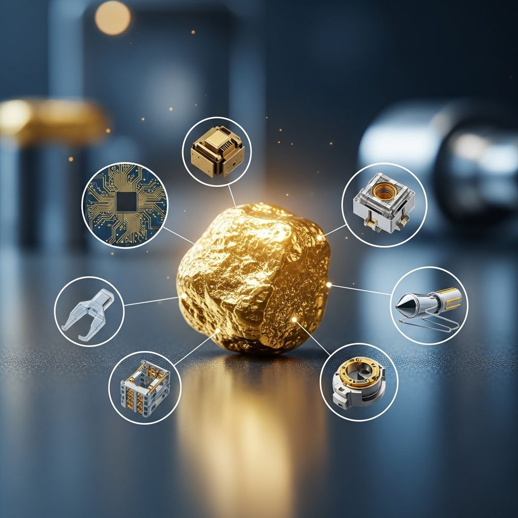 Discover how gold powers modern technology, medicine, and aerospace beyond its role in jewelry and investment.