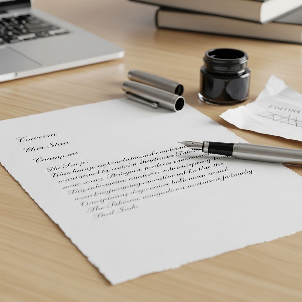 Master the art of handwritten cover letters and stand out in your job search.