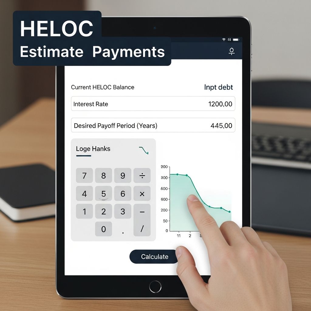 Calculate your HELOC monthly payments and payoff timeline with our interactive calculator.