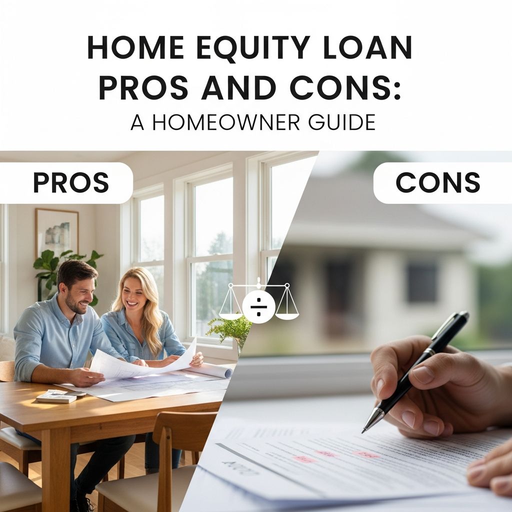 Home Equity Loan Pros and Cons: A Homeowner Guide Understand the advantages and risks of home equity loans before borrowing against your property.