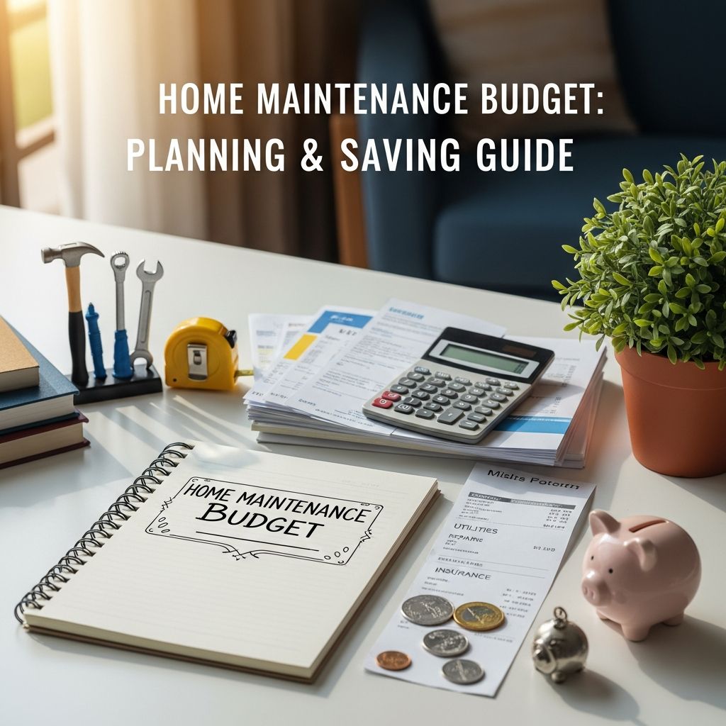 Create a smart home maintenance budget to protect your investment and avoid costly repairs.