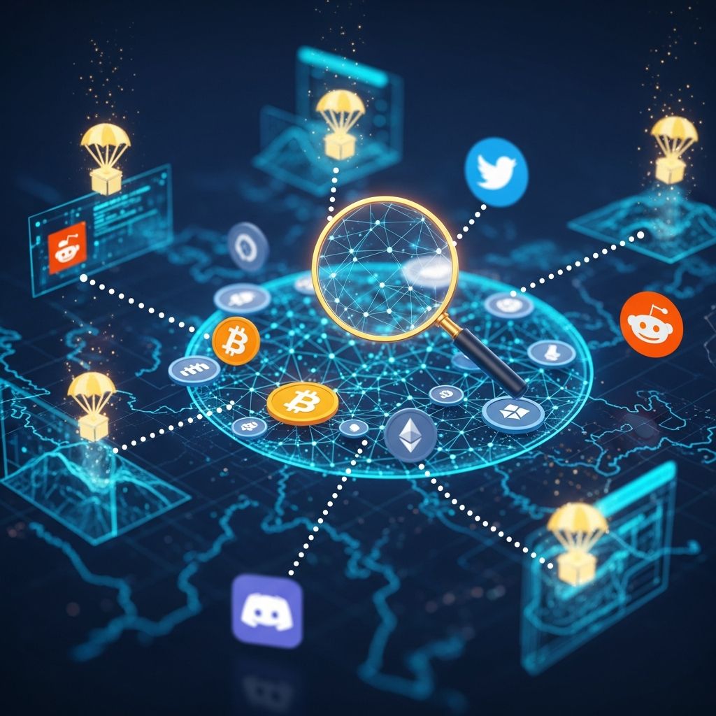 Complete guide to discovering, qualifying for, and claiming cryptocurrency airdrops safely.