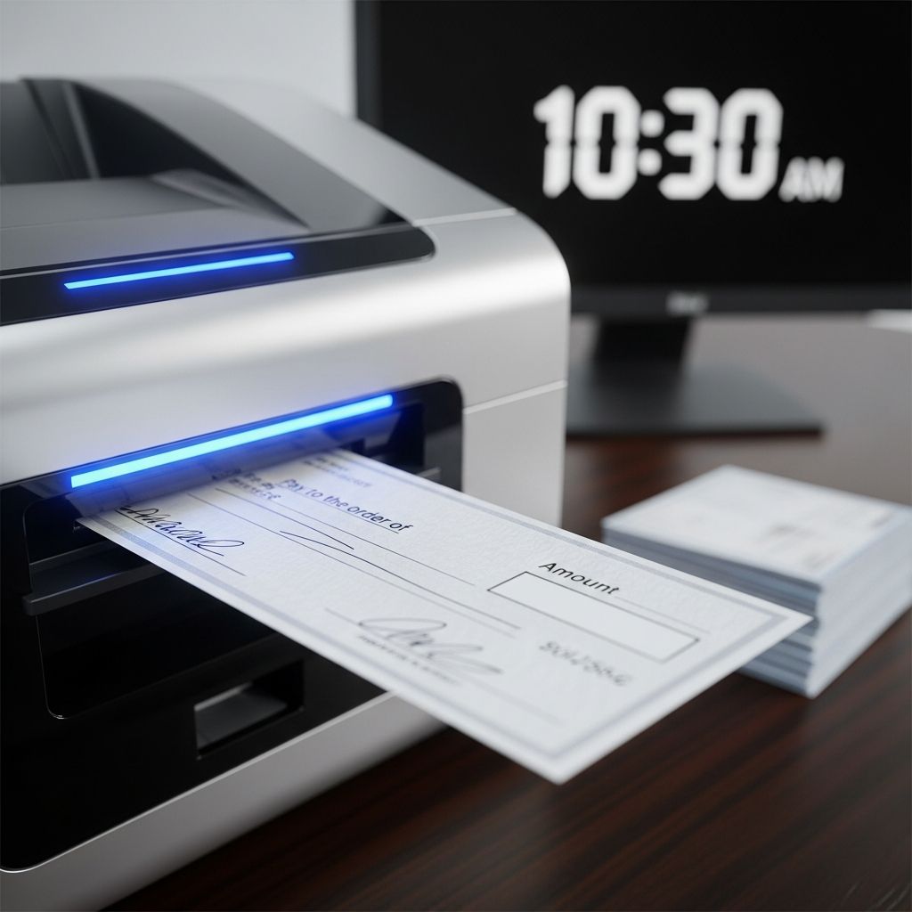 Understanding check clearing times and factors affecting deposit processing.