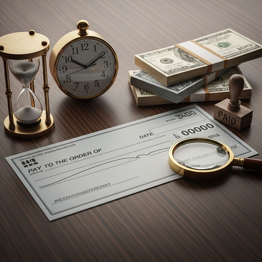 Complete guide to check validity periods, expiration dates, and what to do with stale checks.