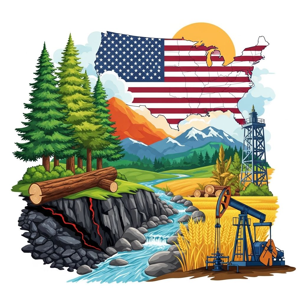 Discover how America's abundant natural resources drive economic growth, create jobs, and strengthen national prosperity.