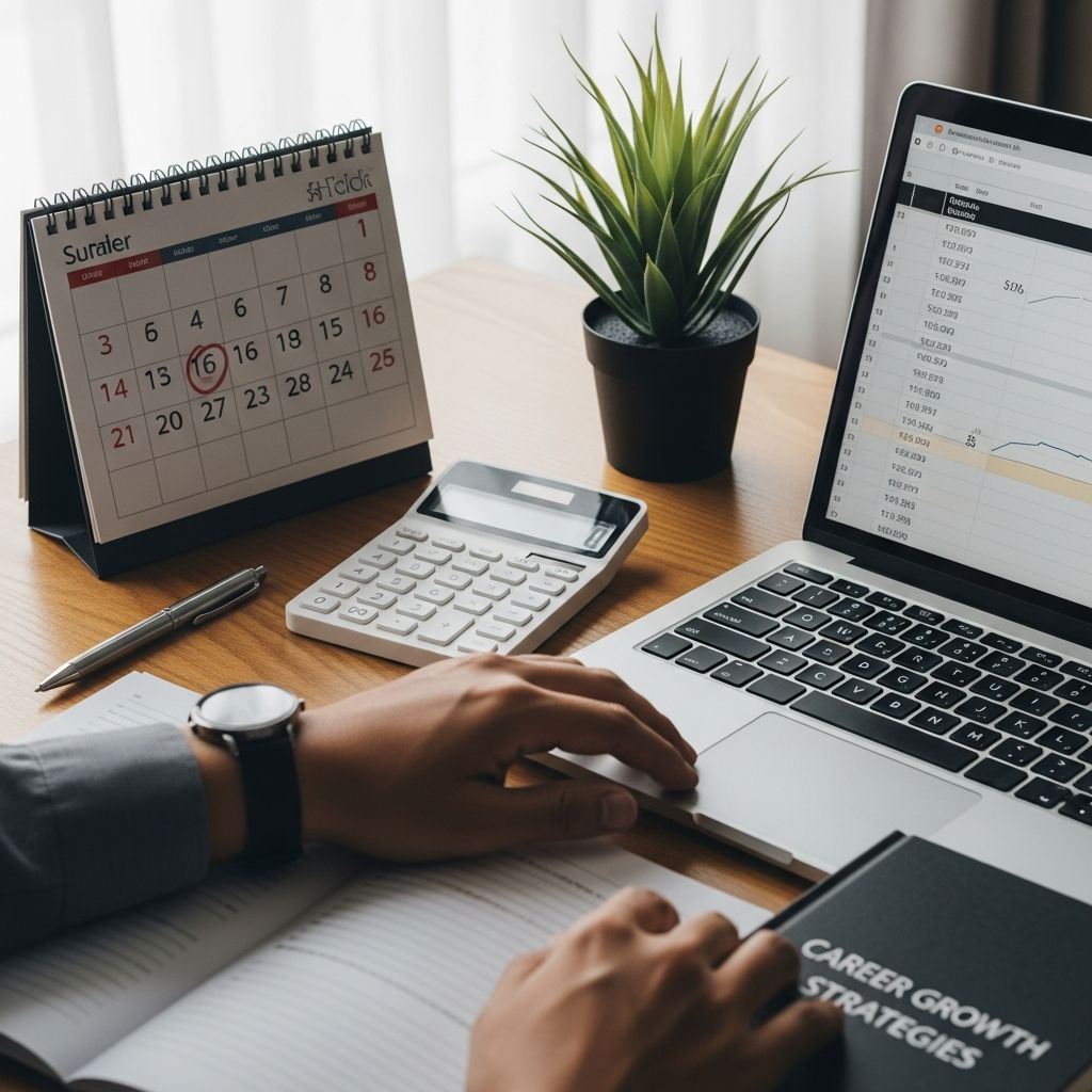 Strategic timing and preparation guide for requesting salary increases at work.