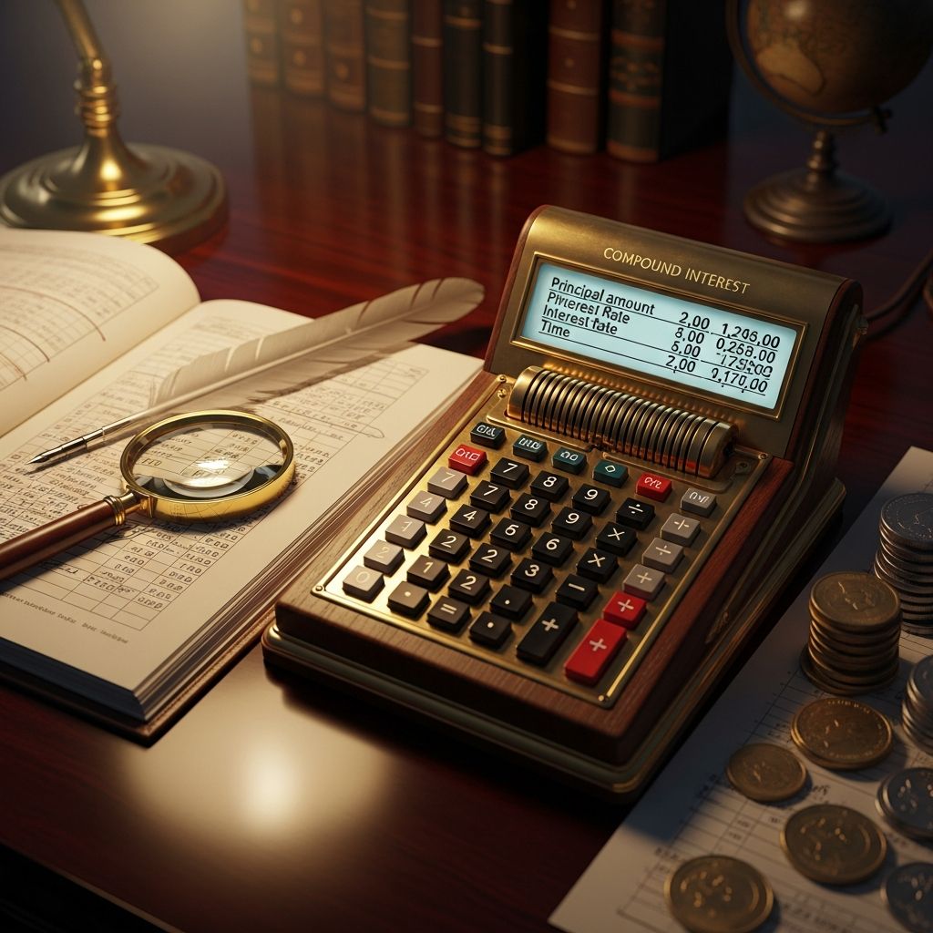 Master compound interest calculations with proven formulas and practical examples.