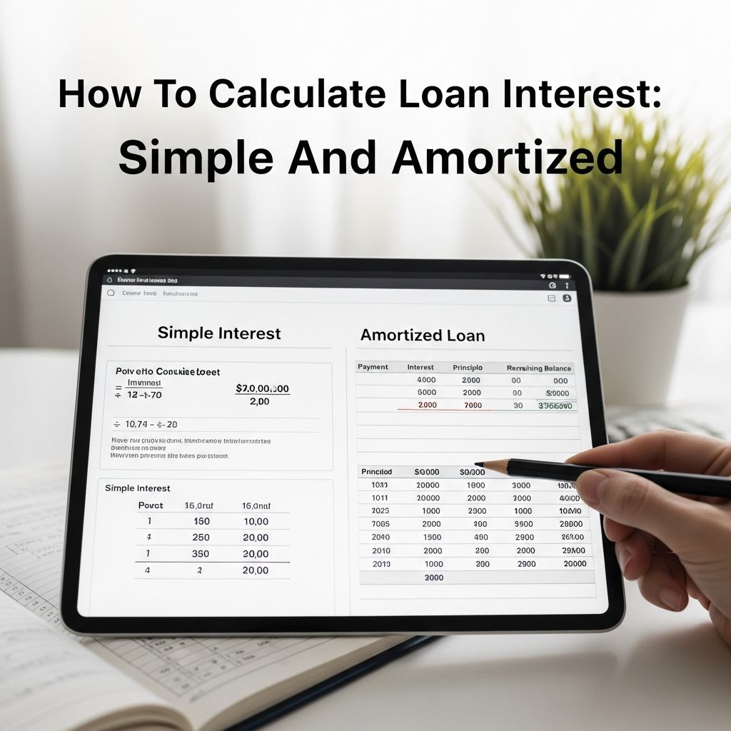 Master loan interest calculations with simple and amortized methods for better financial decisions.