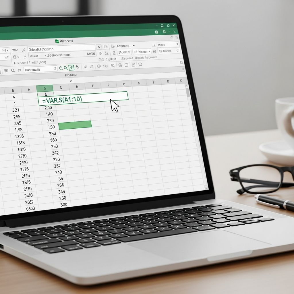 Master variance calculations in Excel with step-by-step guides for both sample and population data.