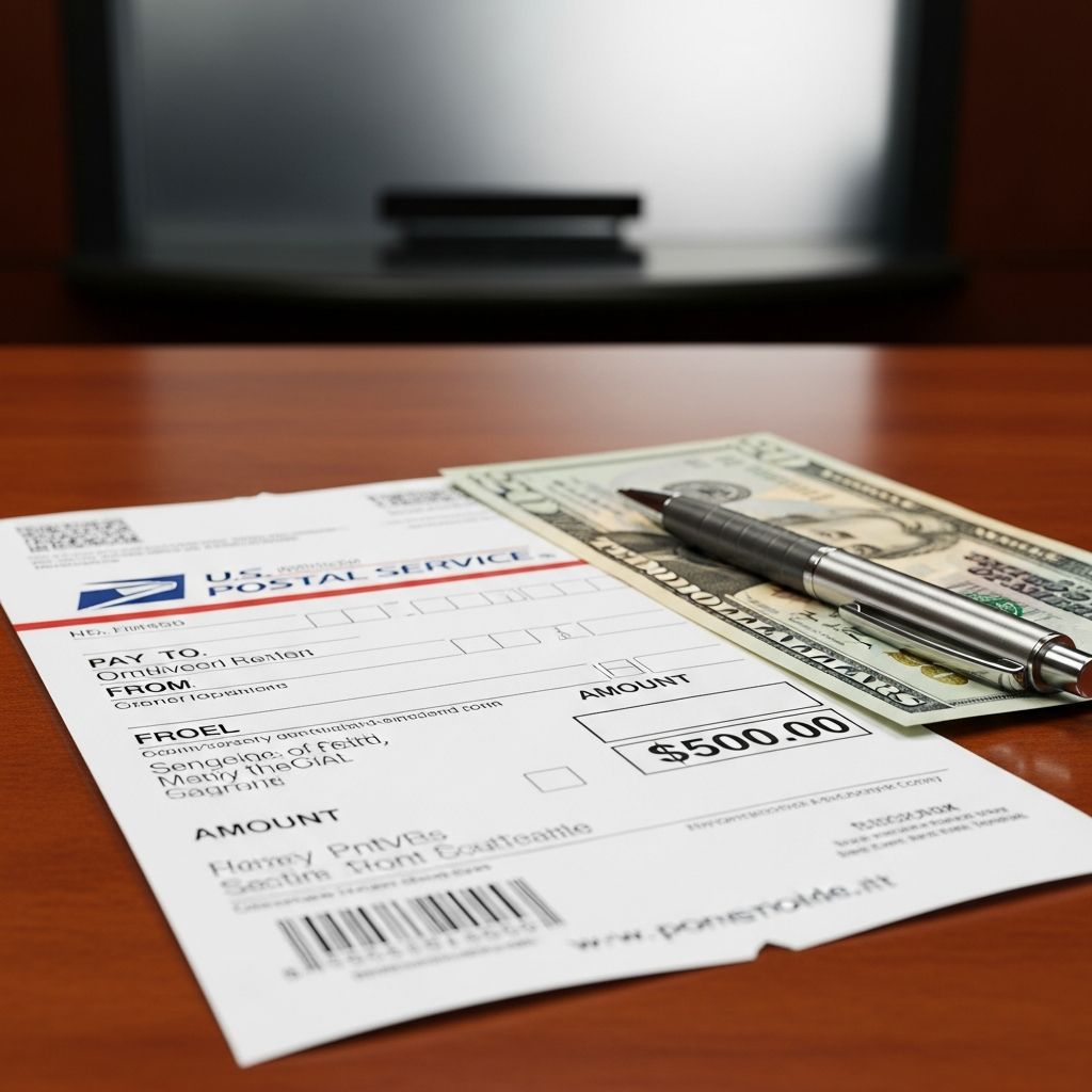 Learn the simple steps to cash a money order safely and securely at banks, post offices, or retailers.