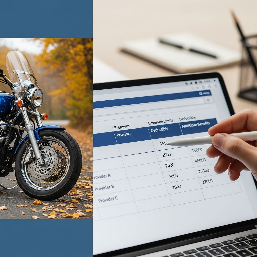 Find the best motorcycle insurance rates by comparing quotes from multiple insurers.