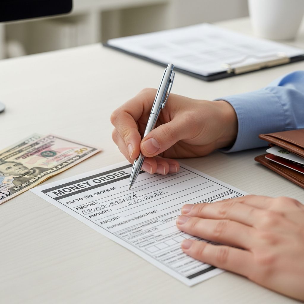 Master the complete process of filling out money orders correctly to avoid payment issues and ensure secure transactions.