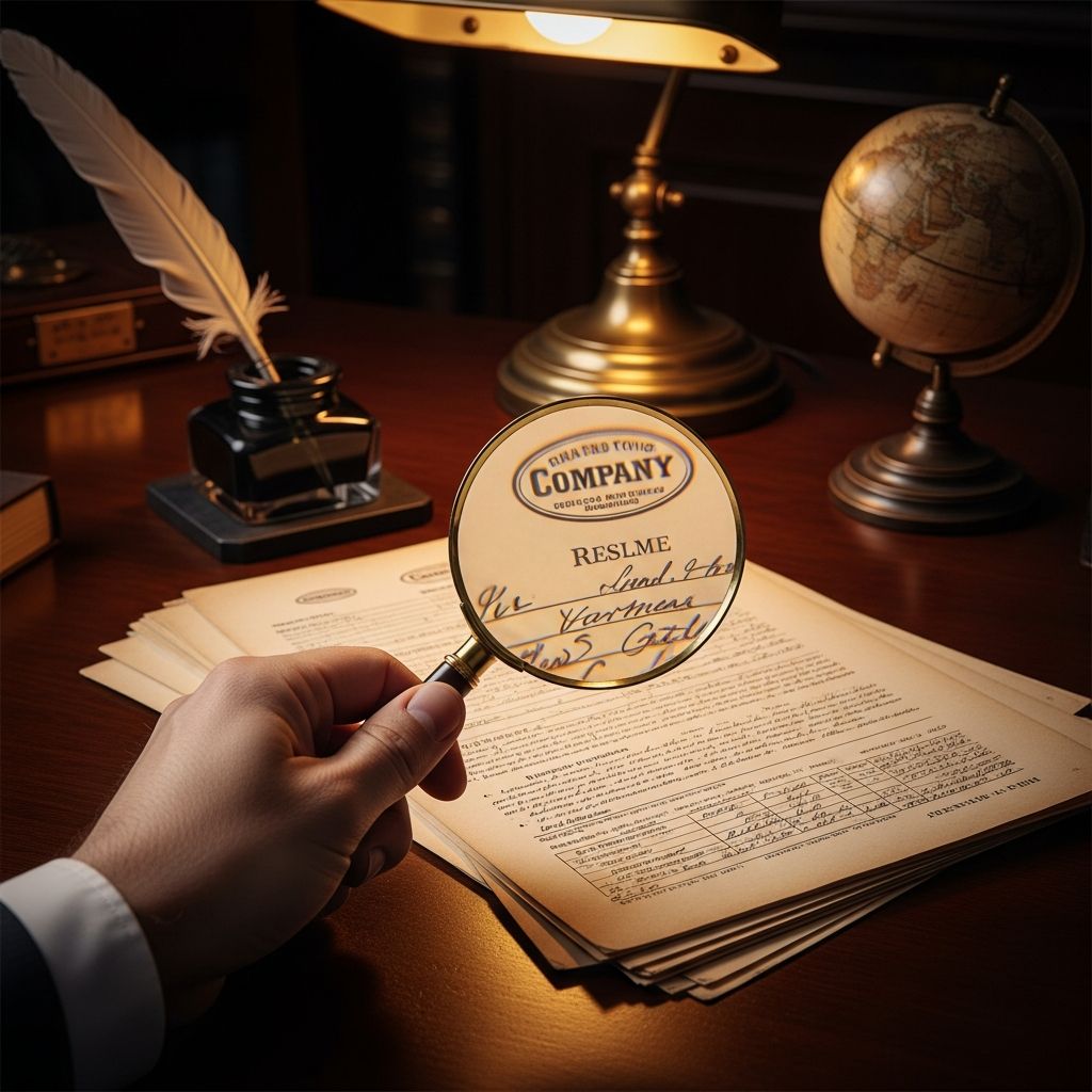 Complete guide to locating and documenting your work history for employment verification.