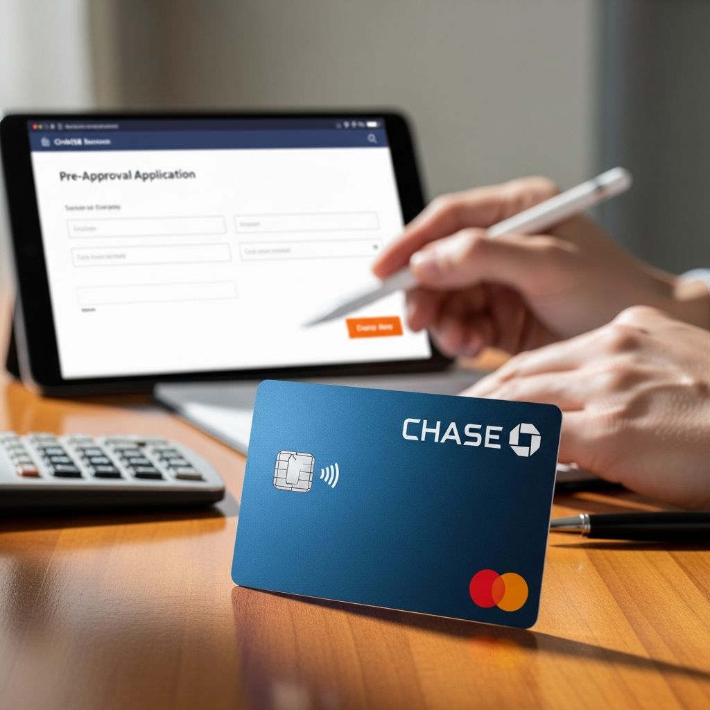 Your complete guide to understanding Chase credit card pre-approval and maximizing your chances of approval.