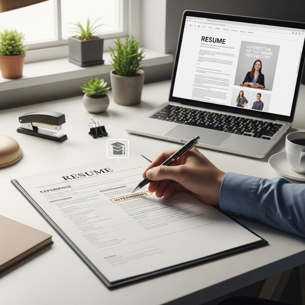 Master the art of showcasing your internship experience effectively on your resume.