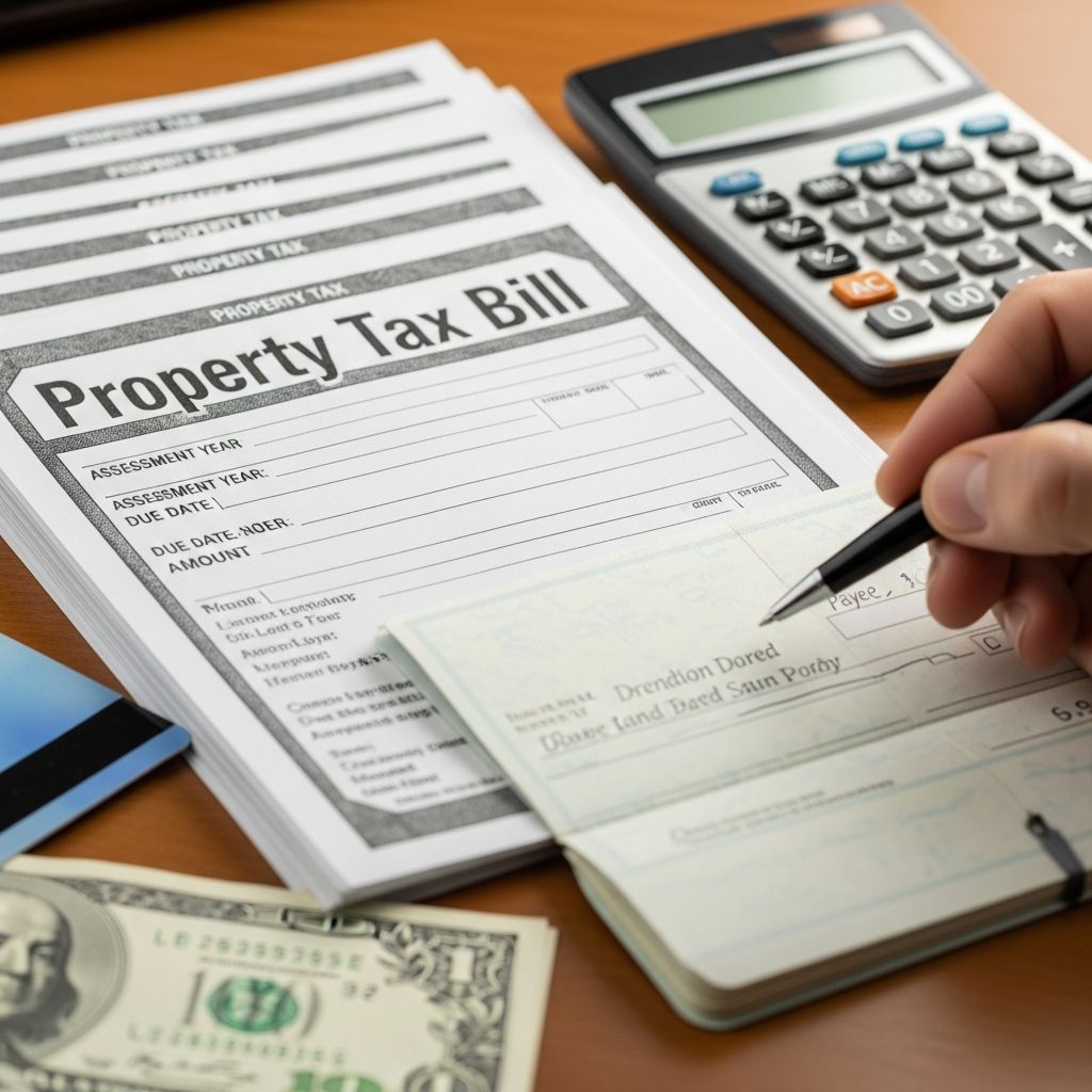 Complete guide to understanding and paying your property tax bills on time.