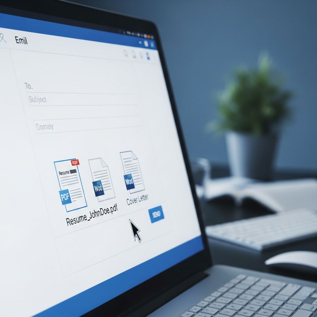 Master the best practices for submitting professional resume and cover letter attachments.