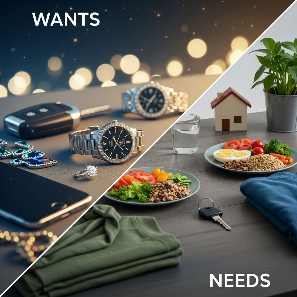 Master the art of distinguishing between wants and needs to build a stronger financial foundation.